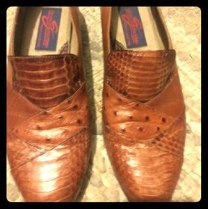 Mens vintage Giorgio brutini alligator ski